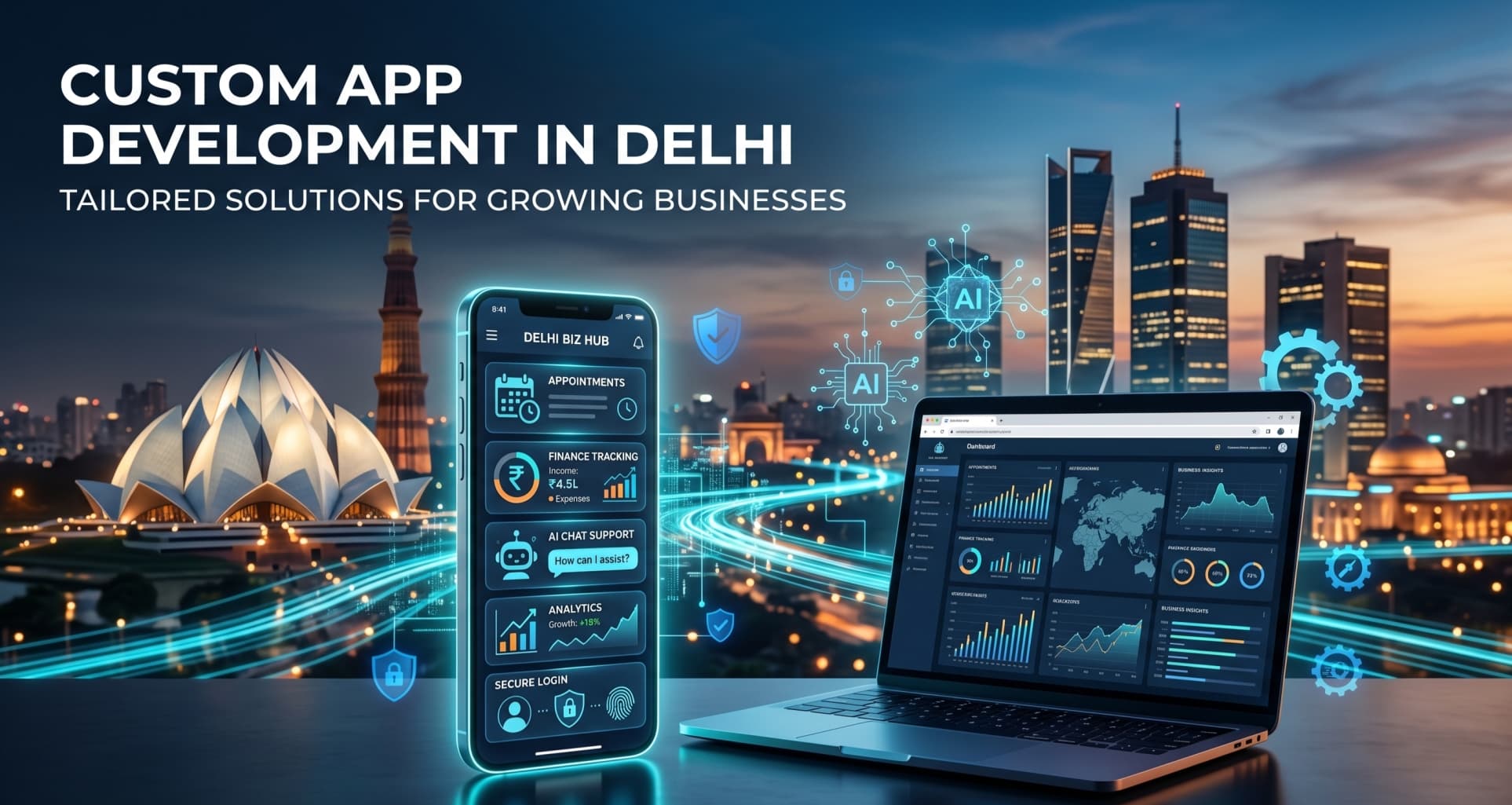 Custom App Development in Delhi: Why Businesses Need Secure, Scalable, and Personalized Apps in 2026